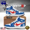 Robbie Williams BRITPOP World Tour 2026 Blue Air Jordan 1 Hightop Shoes , Music Sneakers