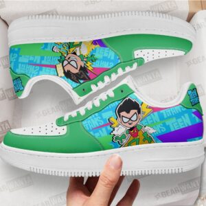 Robin Air Sneakers Custom Teen Titan Go Cartoon Shoes