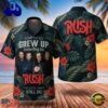 Rock Band Rush The Cool Ones Hawaiian Shirt , Music Beach Hawaiian Shirt