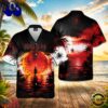 Rock Band Rush Vapor Trails Summer Aloha Hawaiian Shirt, Music Beach Hawaiian Shirt