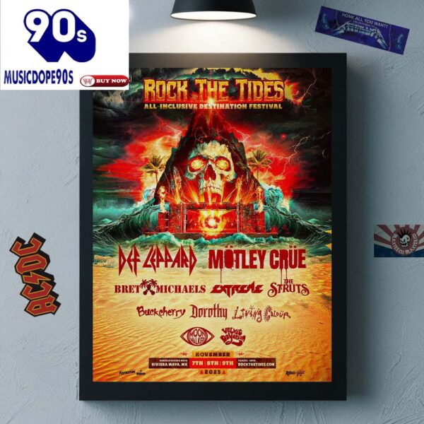 Rock The Tides All Inclusive Destination Festival 2025 In Riviera Maya Mexico At Barcelo Riviera Maya On November7 8 9 2025 Lineup Canvas