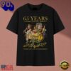 Rod Stewart 65 Years 1962 2027 Signatures Graphic T Shirt, Trending Music 2D Tee
