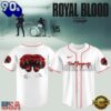 Royal Blood UK Tour 2026 Limited Edition Signature White Baseball Jersey, Music Fan Baseball Jersey