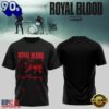 Royal Blood UK Tour 2026 Signature Graphic 3D Shirt, Viral 3D Music Tee