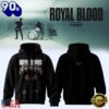 Royal Blood UK Tour 2026 Signed Black Hoodie, Viral 3D Music Tee