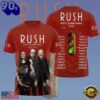 RUSH Fifty Something Tour 2026 3D Shirt , Music New Shirt