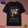 Rush Fifty Something Tour 2026 58th Anniversary 1968 2026 Signatures T Shirt, Trending Music 2D Tee