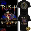 Rush Fifty Something Tour 2026 San Antonio TX Black T Shirt, Viral 3D Music Tee