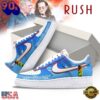 Rush Fifty Something Tour 2026 Sky Blue Rock Graphic Air Force 1 Shoes Sneakers, Trending Music AF1