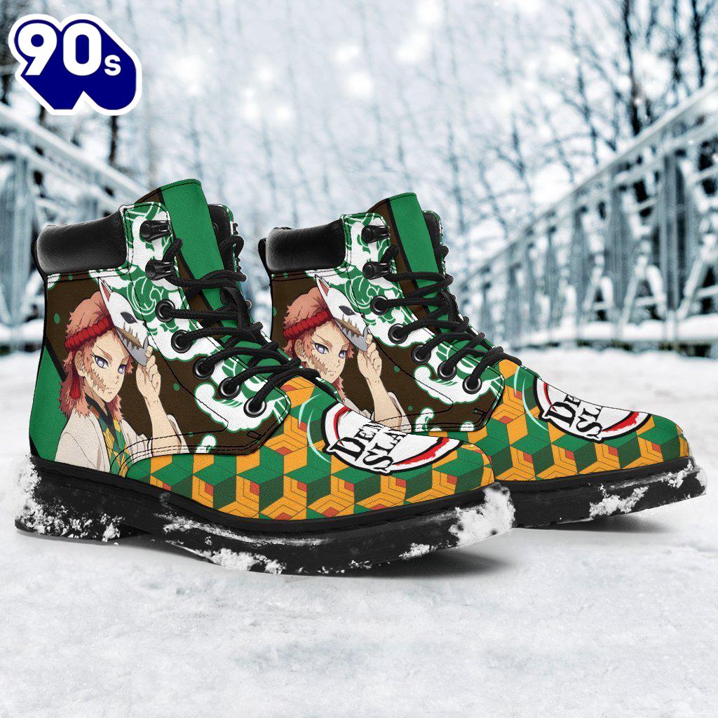 Sabito Leather Boots Shoes Demon Slayer Anime Fan Sabito Leather Boots Shoes Demon Slayer Anime Fan