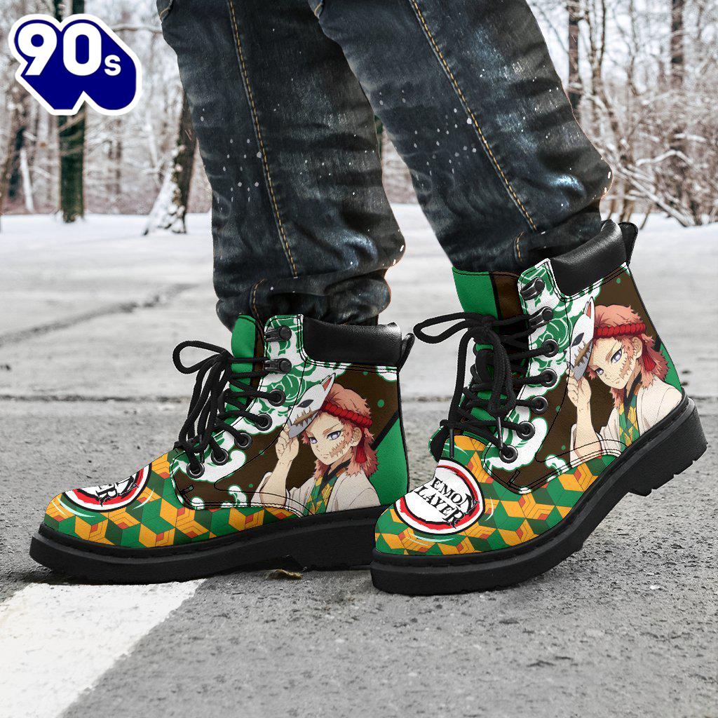 Sabito Leather Boots Shoes Demon Slayer Anime Fan Sabito Leather Boots Shoes Demon Slayer Anime Fan