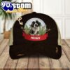 Saint Bernard Dog Playful In The Bushes 3D Cap  For Lover Dogs