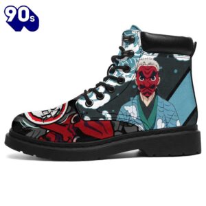 Sakonji Leather Boots Shoes Demon Slayer Anime Custom