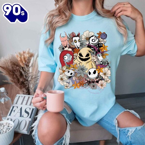Sally Jack Skeleton and Friends Halloween Shirt For Man And Women