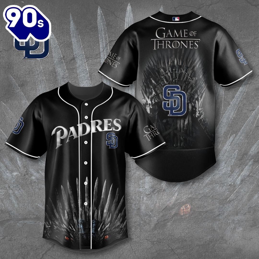 San Diego Padres x Game of Thrones Baseball Jersey San Diego Padres x Game of Thrones Baseball Jersey