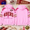 San Francisco 49ers 2026 NFL Breast Cancer Awareness Game Day Hoodie Shirt, NFL Trending Shirt