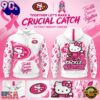 San Francisco 49ers Breast Cancer Awareness x Hello Kitty Tackle Cancer Together Hoodie, Sport Trend 3D Shirt