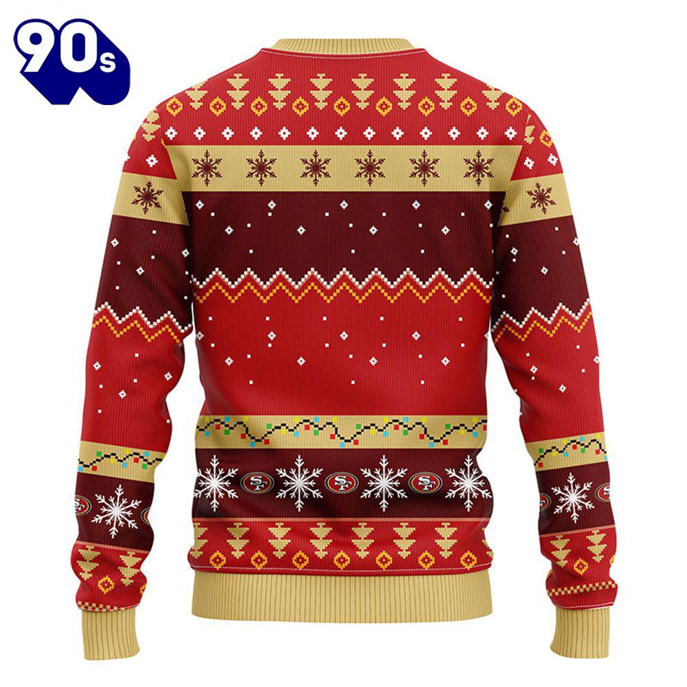 San Francisco 49ers HoHoHo Mickey Christmas Ugly Sweater Gift Christmas San Francisco 49ers HoHoHo Mickey Christmas Ugly Sweater Gift Christmas