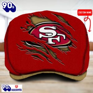 San Francisco 49ers NFL Basic Design Personalized Jeff Cap