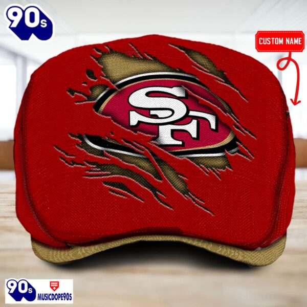 San Francisco 49ers NFL Basic Design Personalized Jeff Cap