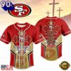 San Francisco 49ers NFL Blessed Beyond The Score Baseball Jersey, Trending NFL Jersey