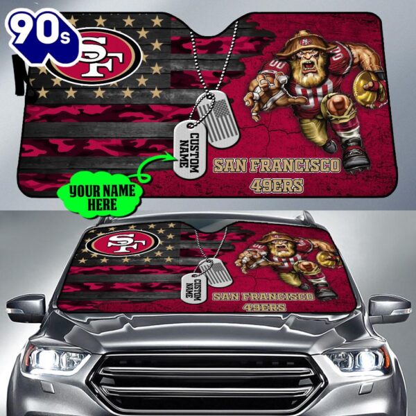 San Francisco 49ers NFL Car Sun Shade For Fans