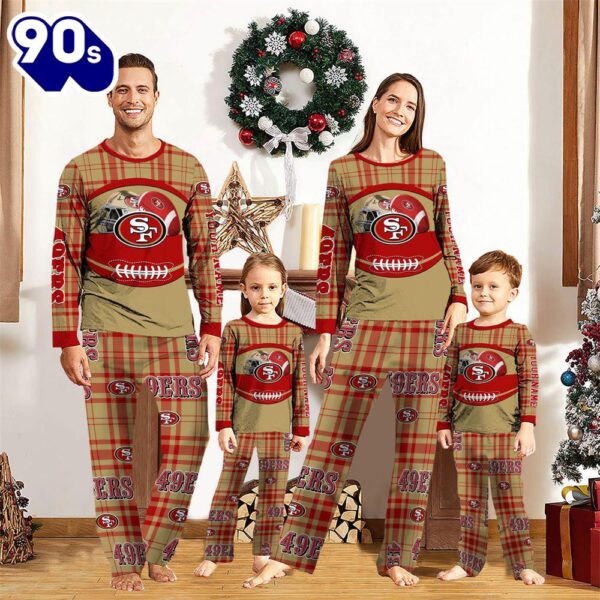 NFL Family Pajama Set,  San Francisco 49ers NFL Custom Your Name Football Team Pajamas