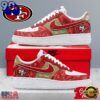 San Francisco 49ers NFL End Zone Energy Custom Air Force 1 Shoes Sneaker, Trending NFL AF1