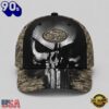 San Francisco 49ers NFL Halloween Military Skull Camo Classic Cap, Football Classic Cap