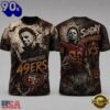 San Francisco 49ers NFL Michael Myers Sunday Nightmares Horror Halloween 3D T Shirt, NFL Trending Shirt