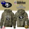 San Francisco 49ers NFL US Veterans Salute To Service 2026 Hoodie Shirt, NFL Trending Shirt
