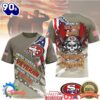 San Francisco 49ers Official NFL Proud U.S. Veteran 3D Shirt