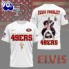 San Francisco 49ers Premium NFL Elvis Presley Fan 3D Shirt NY