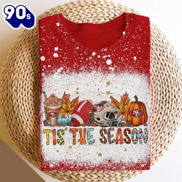 San Francisco 49ers Tis The Season Sport For Fan 3D Shirts