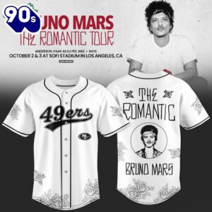 San Francisco 49ers x Bruno Mars – The Romantic Tour Jersey