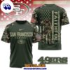 San Francisco 49ers x FAITHFUL 2025 Camo 3D T-Shirt