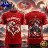 San Francisco 49ers x Fourth Wing Night 2026 Limited Edition T Shirt, Viral 3D Music Tee