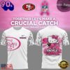 San Francisco 49ers x Hello Kitty Crucial Catch 2026 T Shirt, Sport Trend 3D Shirt
