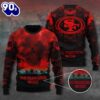San Francisco 49ers x Stranger Things Ugly Sweater Gift Xmas