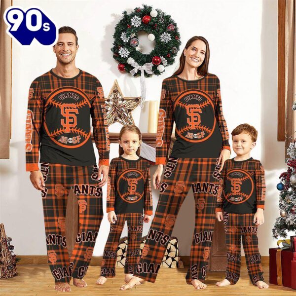 NCAA Family Pajama Sets  San Francisco Giants Pajamas Personalized Your Name