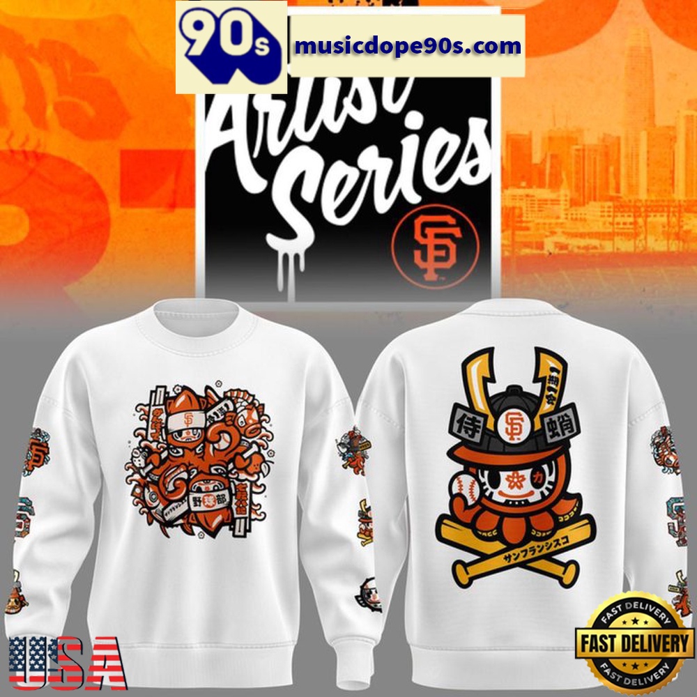 San Francisco Giants x Samurai Artist Series 2026 Sweatshirt San Francisco Giants x Samurai Artist Series 2026 Sweatshirt