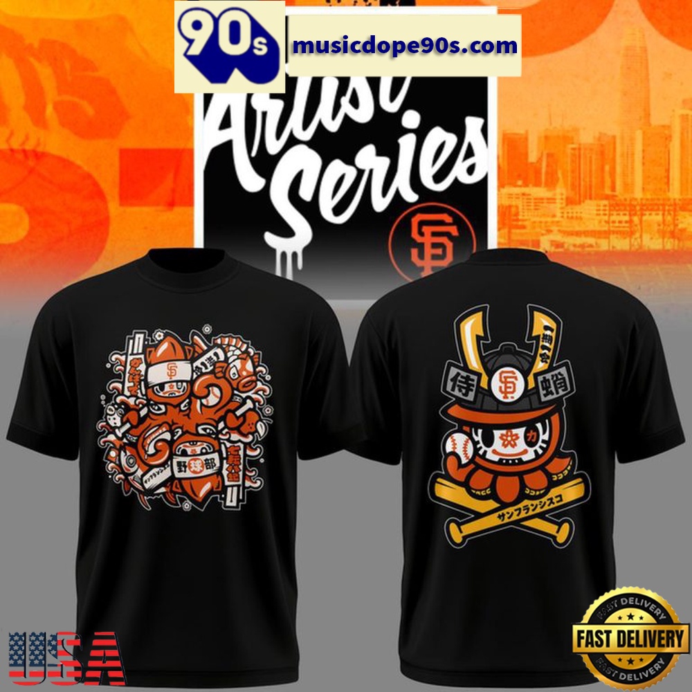 San Francisco Giants x Samurai Artist Series 2026 Unisex T Shirt San Francisco Giants x Samurai Artist Series 2026 Unisex T Shirt