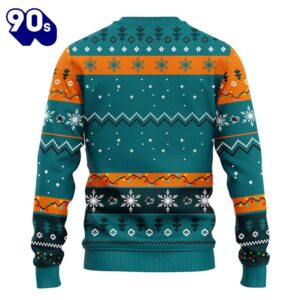 San Jose Sharks Hohoho Mickey Christmas Ugly Sweater