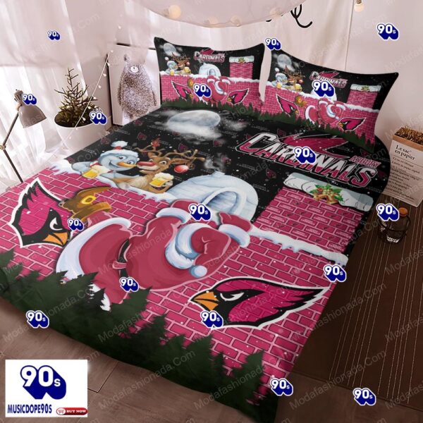 Santa Claus NFL Arizona Cardinals Christmas Bedding Sets