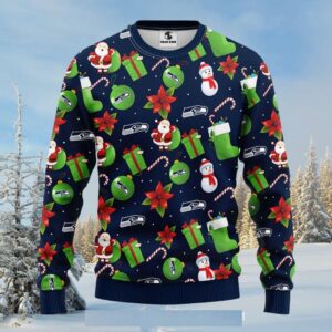 Santa Claus Snowman Graphic Seattle…