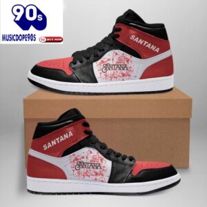 Santana Rock Band Air Jordan Sneakers Team Custom Design Shoes Sport Eachstep For Men Women
