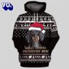 Santa’s Favorite Dachshund Mom Ugly Christmas Hoodie All Over Print  , Pet Christmas 3d Shirt