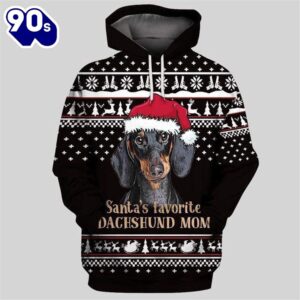 Santa’s Favorite Dachshund Mom Ugly…