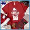 Santa’s Favorite Dog Mom T-Shirt Gift Mom