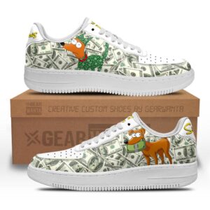 Santa's Little Helper Air Sneakers Custom Simpson Cartoon Shoes 1 Santa's Little Helper Air Sneakers Custom Simpson Cartoon Shoes